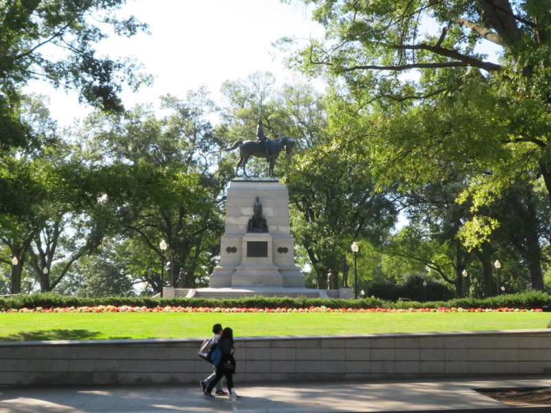 General William Tecumseh Sherman Monument in the White House South Lawn